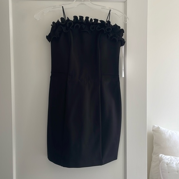 Amanda Uprichard Black Mini Dress NWT - Picture 3 of 4